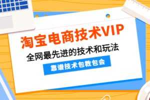 （4274期）淘宝电商技术VIP，全网最先进的技术和玩法，靠谱技术包教包会（更新106）