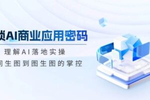 （14439期）解锁AI商业应用密码：理解AI落地实操，从词生图到图生图的掌控
